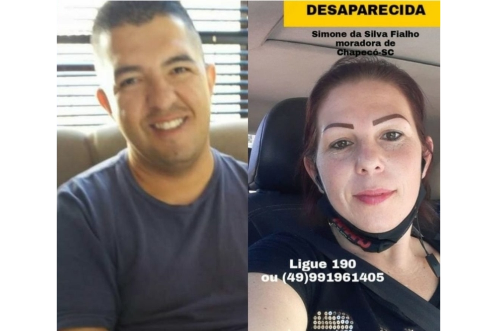 URGENTE: Corpos de casal desaparecido são encontrados em Chapecó